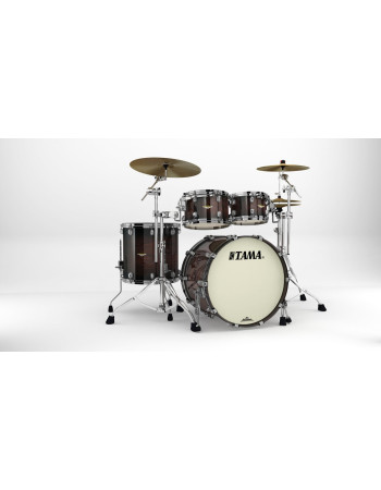 Tama MA42TZBNS-DMB Starclassic Maple Lacquer Shell Kit 4 pcs - Dark Mocha Burst/Black Nickel HW