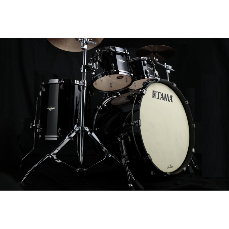 Tama MA42TZBNS-PBK Starclassic Maple Lacquer Shell Kit 4 pcs - Piano Black/Black Nickel HW