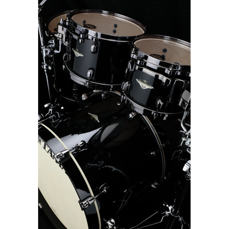 Tama MA42TZBNS-PBK Starclassic Maple Lacquer Shell Kit 4 pcs - Piano Black/Black Nickel HW