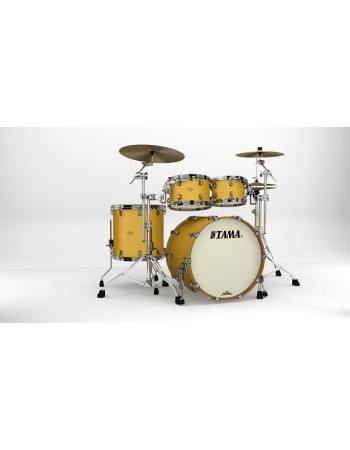 Tama MA42TZBNS-SAM Starclassic Maple Lacquer Shell Kit 4 pcs - Satin Aztec Gold Metallic/Black Nickel HW