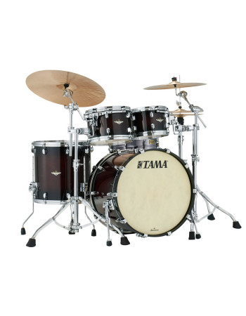 Tama MA42TZS-DMB Starclassic Maple Lacquer Shell Kit 4 pcs - Dark Mocha Burst/Chrome HW