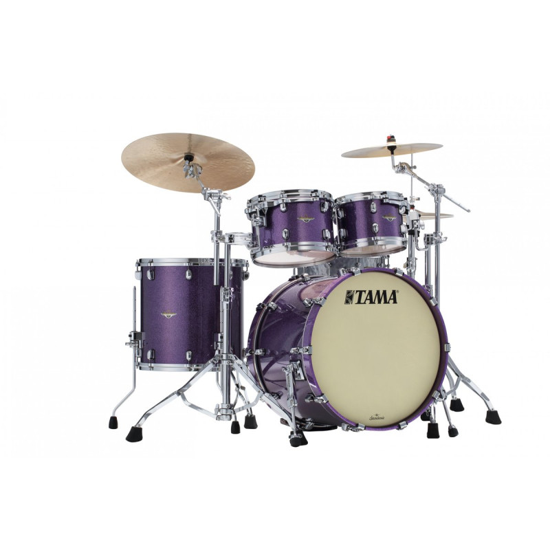 Tama MA42TZS-DPP Starclassic Maple Lacquer Shell Kit 4 pcs - Deeper Purple/Chrome HW