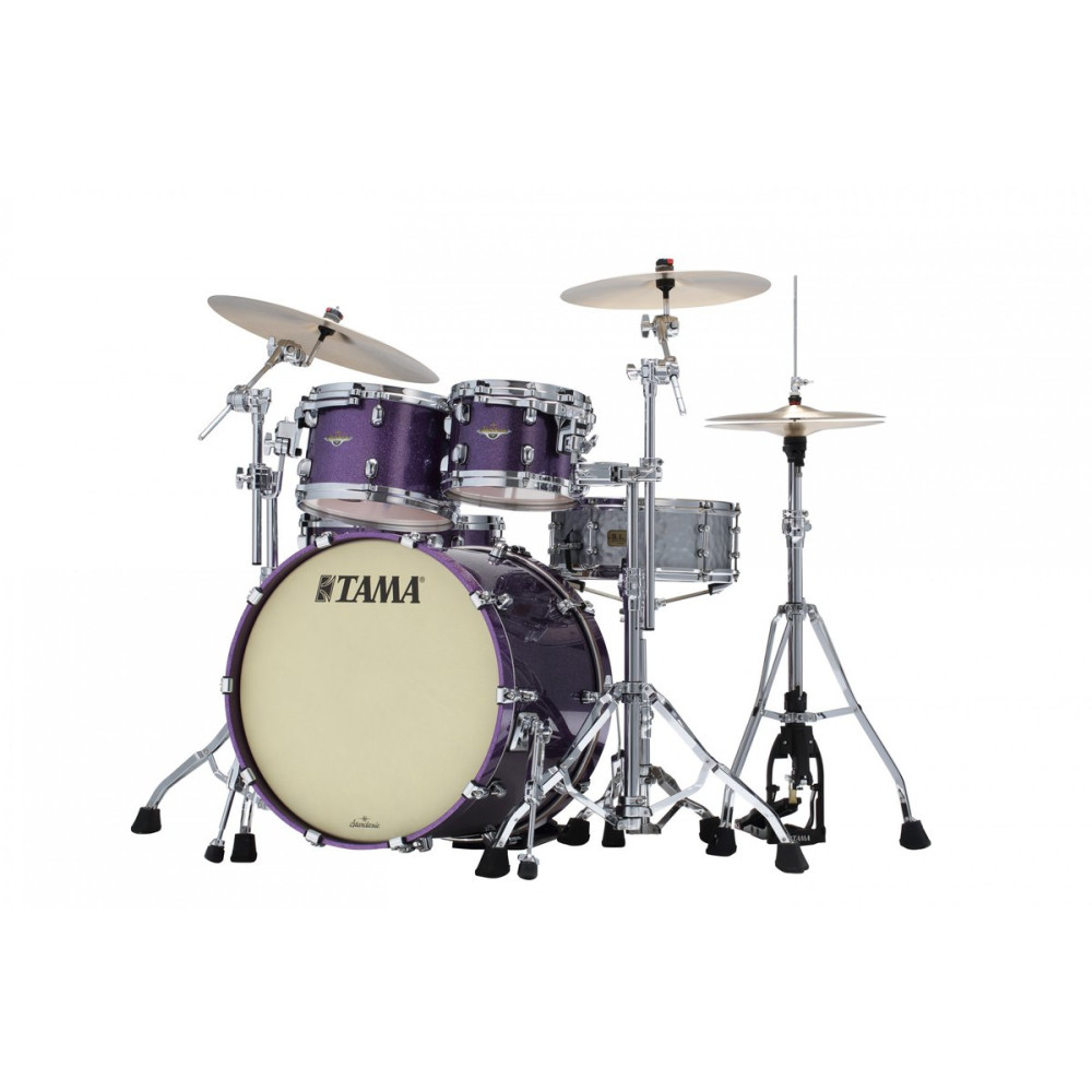 Tama MA42TZS-DPP Starclassic Maple Lacquer Shell Kit 4 pcs - Deeper Purple/Chrome HW