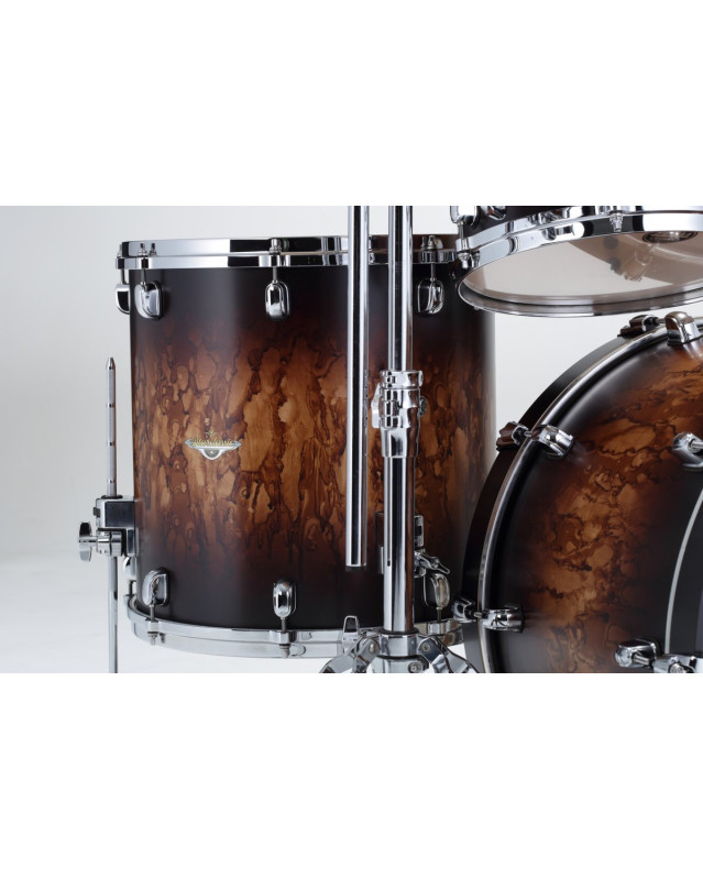 Tama MA42TZS-MBB Starclassic Maple Lacquer Shell Kit 4 pcs - Molten Satin Brown Burst/Chrome HW
