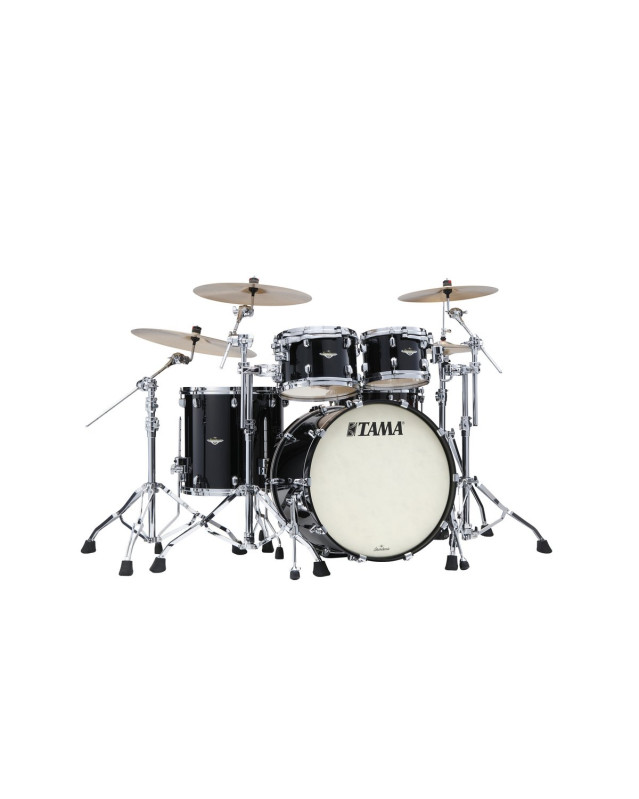 Tama MA42TZS-PBK Starclassic Maple Lacquer Shell Kit 4 pcs - Piano Black/Chrome HW