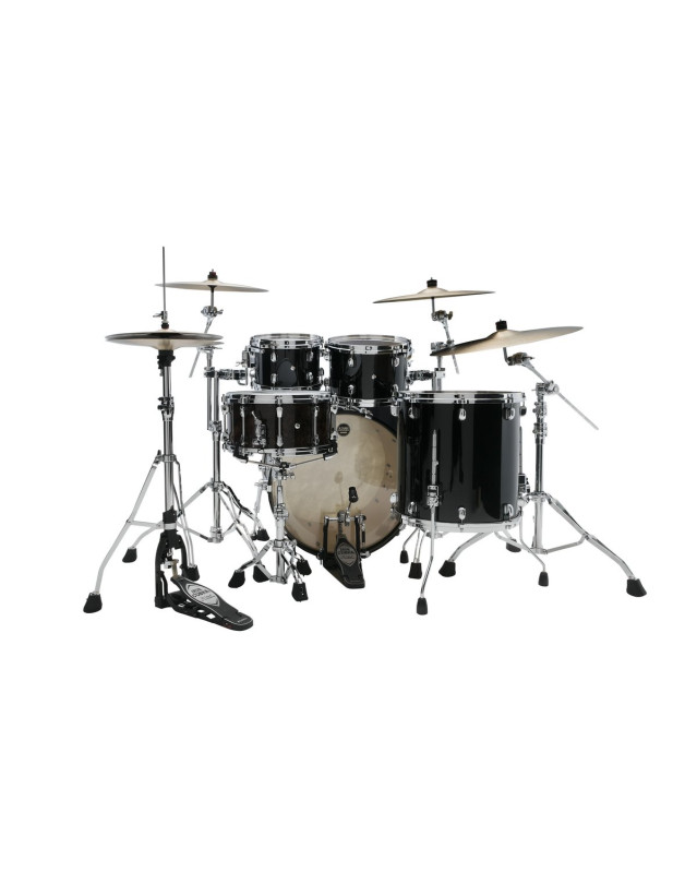 Tama MA42TZS-PBK Starclassic Maple Lacquer Shell Kit 4 pcs - Piano Black/Chrome HW
