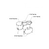Tama MA42TZUS-BCS Starclassic Maple Lacquer Shell Kit 4 pcs - Black Clouds & Silver Linings/Smoked Black Nickel HW