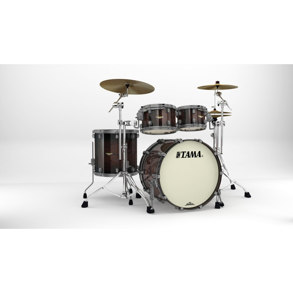 Tama MA42TZUS-DMB Starclassic Maple Lacquer Shell Kit 4 pcs - Dark Mocha Burst/Smoked Black Nickel HW