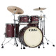 Tama MA42TZUS-FBM Starclassic Maple Lacquer Shell Kit 4 pcs - Flat Burgundy Metallic/Smoked Black Nickel HW