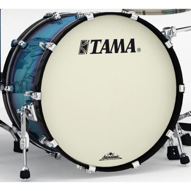 Tama MAB1612M-MEB Starclassic Maple Lacquer Bass Drum 16 - Molten Electric Blue Burst