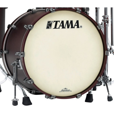 Tama MAB1814MU-FBM Starclassic Maple Lacquer Bass Drum 18 - Flat Burgundy Metallic
