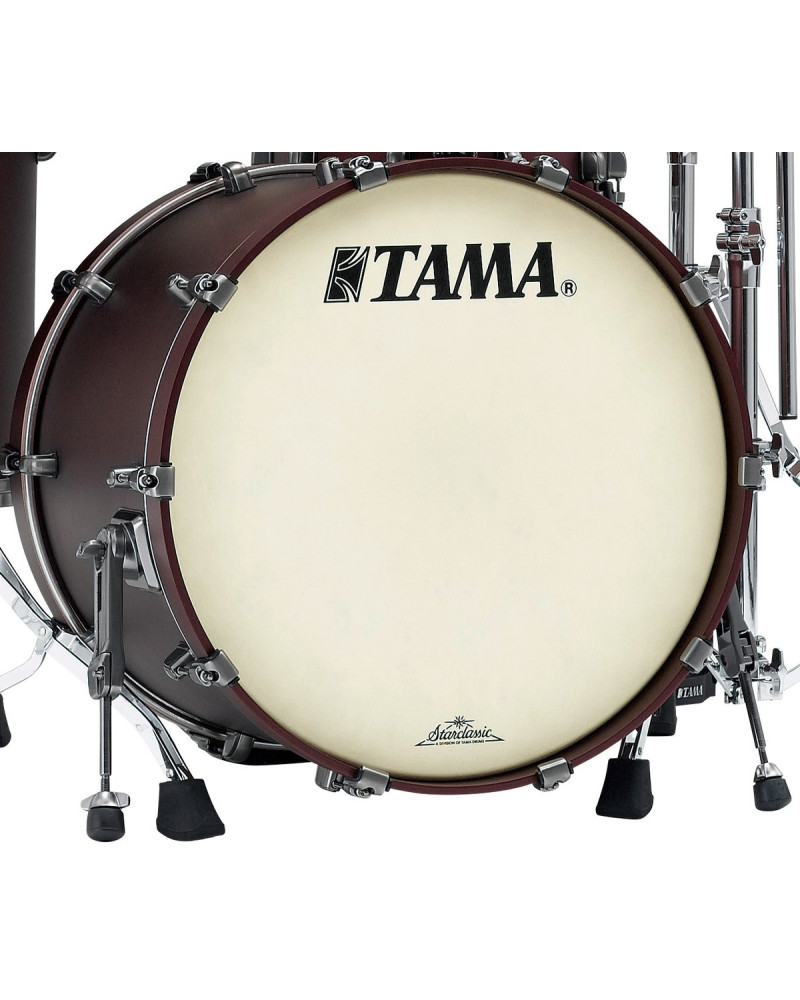 Tama MAB1814MU-FBM Starclassic Maple Lacquer Bass Drum 18 - Flat Burgundy Metallic