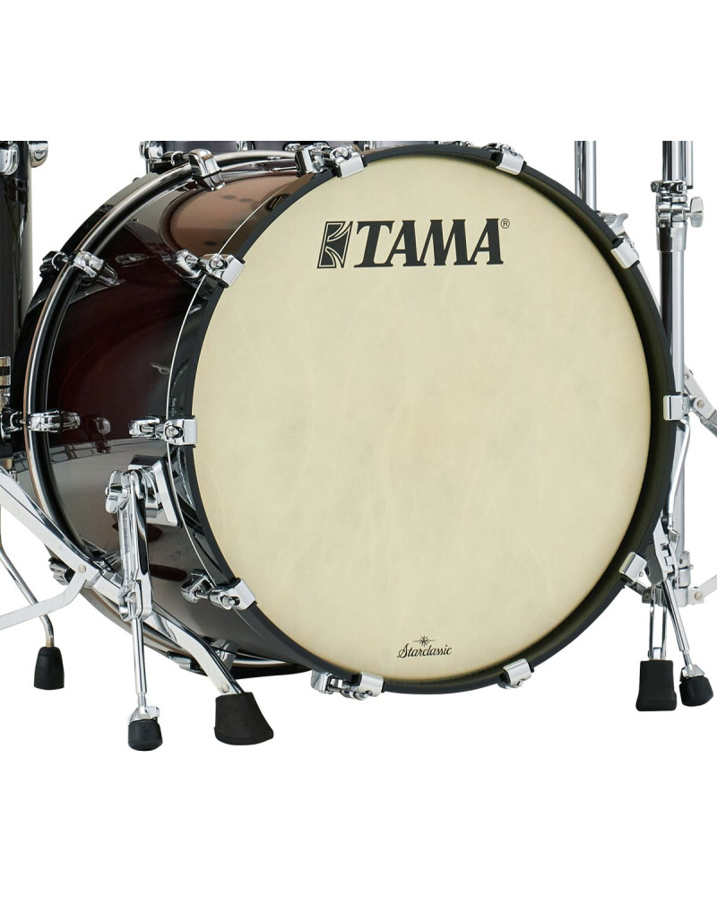 Tama MAB1814Z-DMB Starclassic Maple Lacquer Bass Drum 18 - Dark Mocha Burst