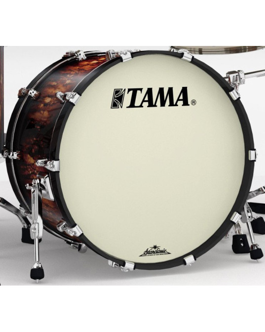 Tama MAB2016M-MBB Starclassic Maple Lacquer Bass Drum 20 - Molten Satin Brown Burst