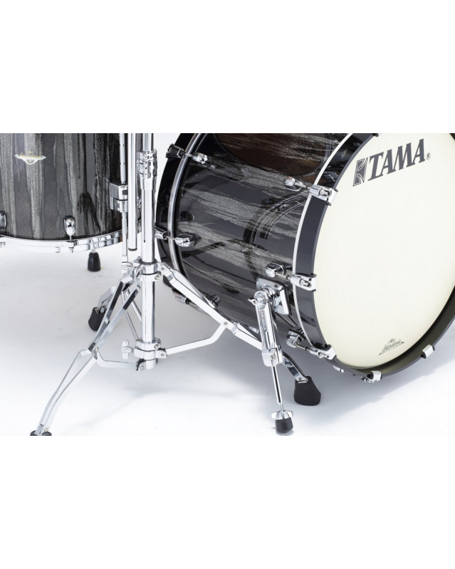 Tama MAB2016Z-BCS Starclassic Maple Lacquer Bass Drum 20 - Black Clouds & Silver Linings