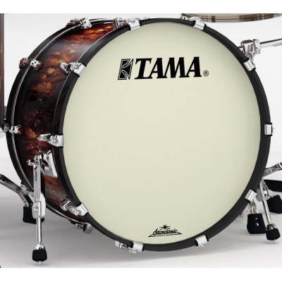 Tama MAB2016Z-MBB Starclassic Maple Lacquer Bass Drum 20 - Molten Satin Brown Burst