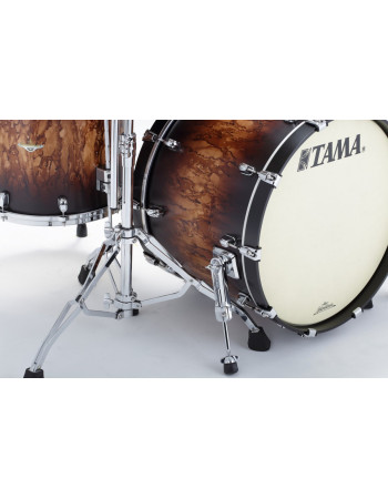 Tama MAB2016Z-MBB Starclassic Maple Lacquer Bass Drum 20 - Molten Satin Brown Burst