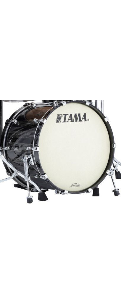 Tama MAB2216M-BCS Starclassic Maple Lacquer Bass Drum 22 - Black Clouds & Silver Linings