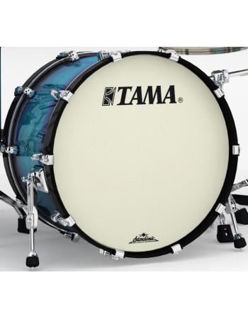 Tama MAB2216Z-MEB Starclassic Maple Lacquer Bass Drum 22 - Molten Electric Blue Burst