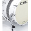Tama MAB2216Z-SSR Starclassic Maple Lacquer Bass Drum 22 - Silver Snow Racing Stripe
