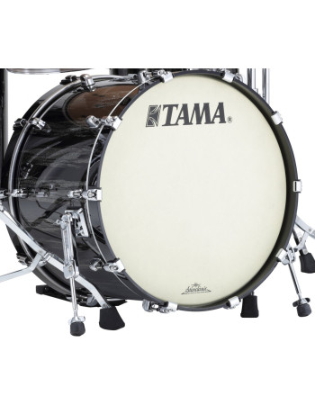 Tama MAB2218M-BCS Starclassic Maple Lacquer Bass Drum 22 - Black Clouds & Silver Linings
