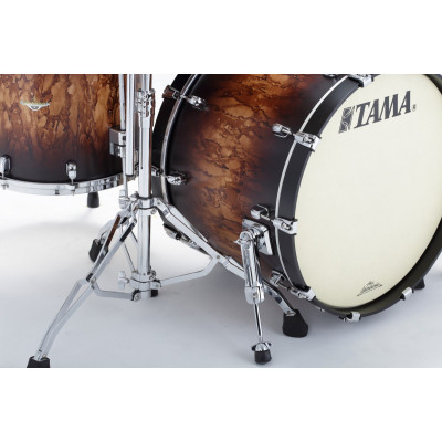 Tama MAB2416M-MBB Starclassic Maple Lacquer Bass Drum 24 - Molten Satin Brown Burst