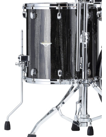 Tama MAF1414-BCS Starclassic Maple Lacquer Floor Tom 14 - Black Clouds & Silver Linings