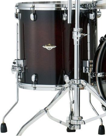 Tama MAF1614-DMB Starclassic Maple Lacquer Floor Tom 16 - Dark Mocha Burst
