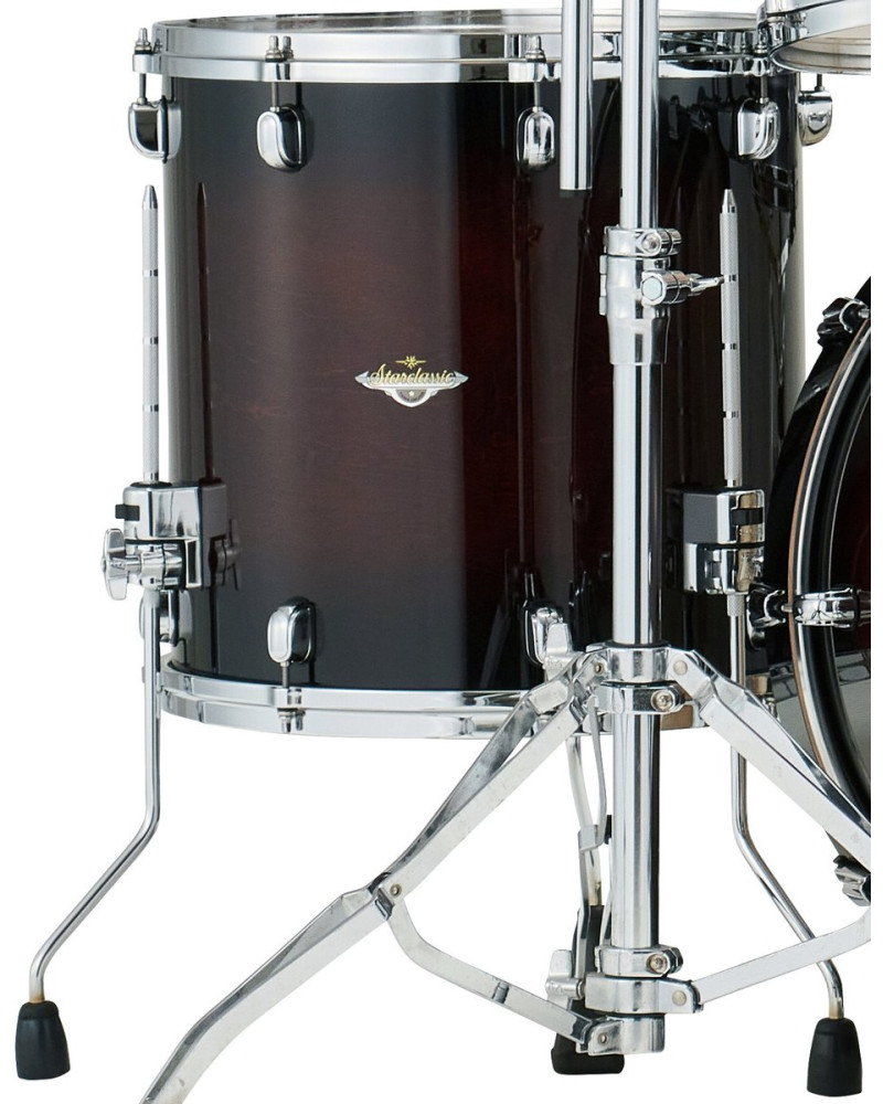 Tama MAF1614-DMB Starclassic Maple Lacquer Floor Tom 16 - Dark Mocha Burst