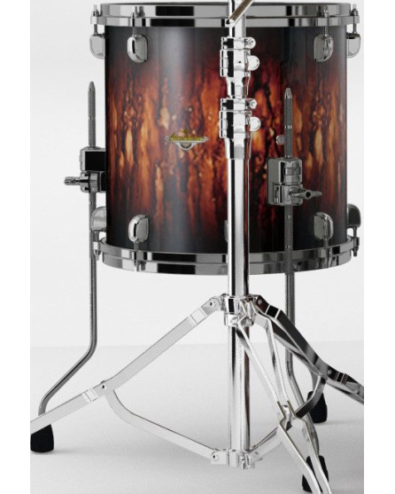 Tama MAF1614BN-MBB Starclassic Maple Lacquer Floor Tom 16 - Molten Satin Brown Burst