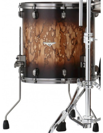 Tama MAF1616U-MBB Starclassic Maple Lacquer Floor Tom 16 - Molten Satin Brown Burst
