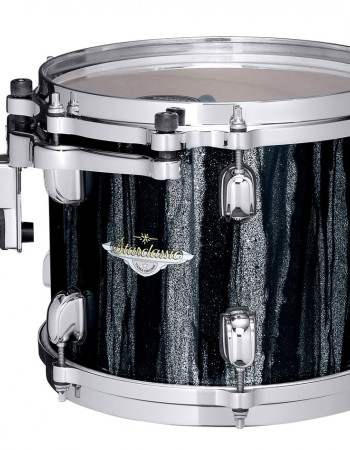 Tama MAT0807-BCS Starclassic Maple Lacquer Rack Tom 8 - Black Clouds & Silver Linings