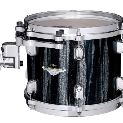 Tama MAT0807-BCS Starclassic Maple Lacquer Rack Tom 8 - Black Clouds & Silver Linings