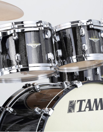 Tama MAT0807-BCS Starclassic Maple Lacquer Rack Tom 8 - Black Clouds & Silver Linings
