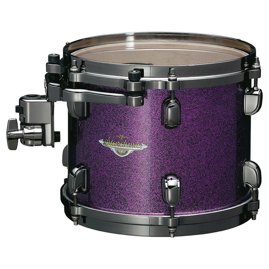 Tama MAT0807BN-DPP Starclassic Maple Lacquer Rack Tom 8'' x 7'' - Deeper Purple/Black Nickel HW