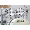 Tama MAT1007-SSR Starclassic Maple Lacquer Rack Tom 10 - Silver Snow Racing Stripe