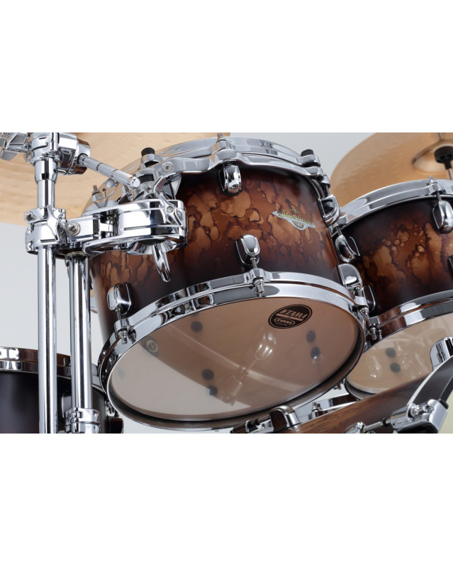 Tama MAT1008-MBB Starclassic Maple Lacquer Rack Tom 10 - Molten Satin Brown Burst