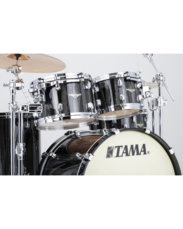 Tama MAT1375-BCS Starclassic Maple Lacquer Rack Tom 13 - Black Clouds & Silver Linings