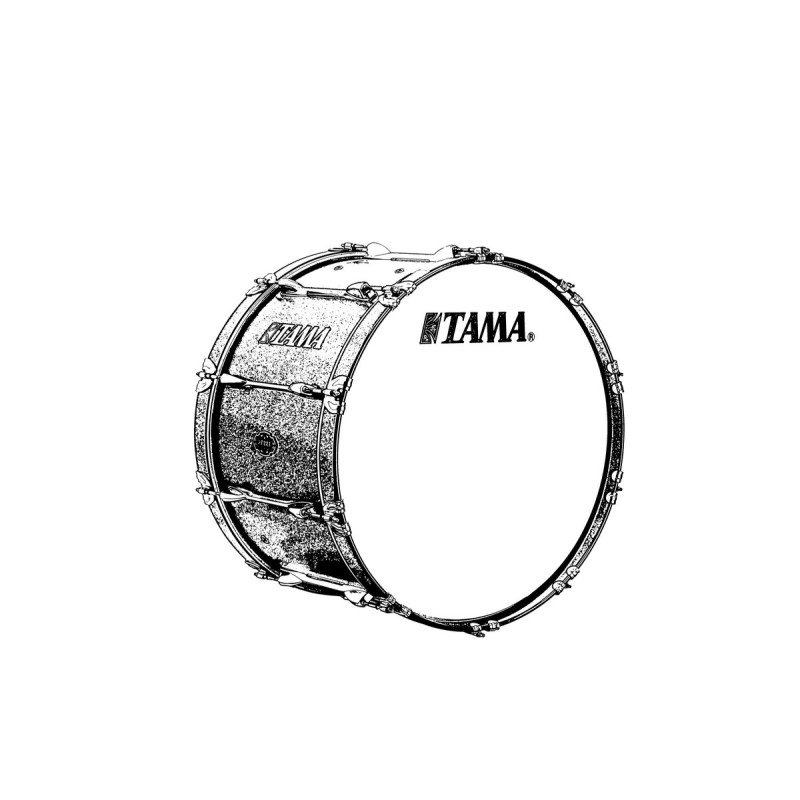 Tama MB2414L-DPP Fieldstar Premium Marching Bass Drum 24