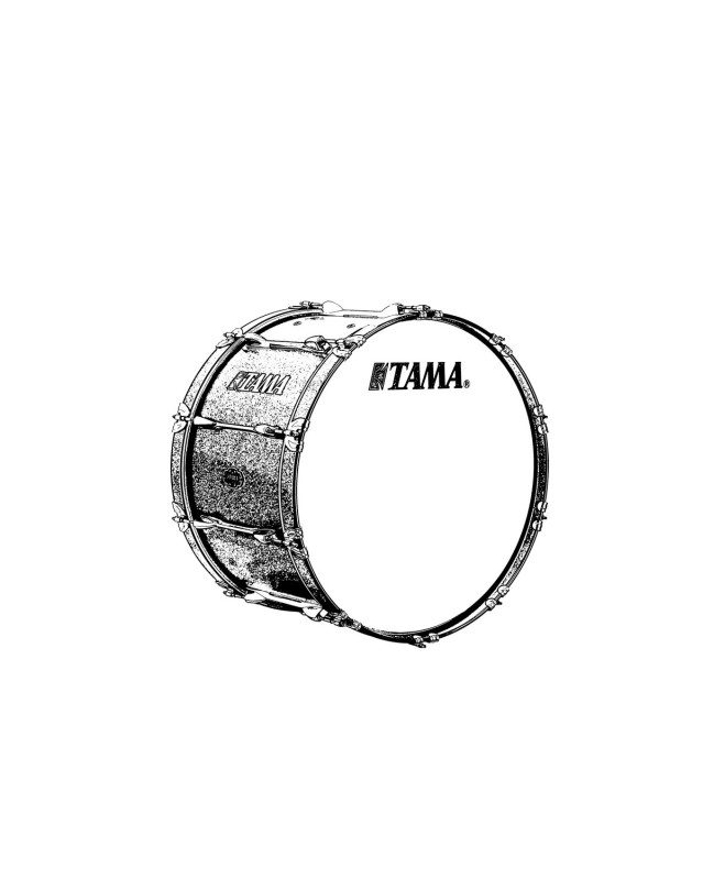 Tama MB2614L-DSD Fieldstar Premium Marching Bass Drum 26