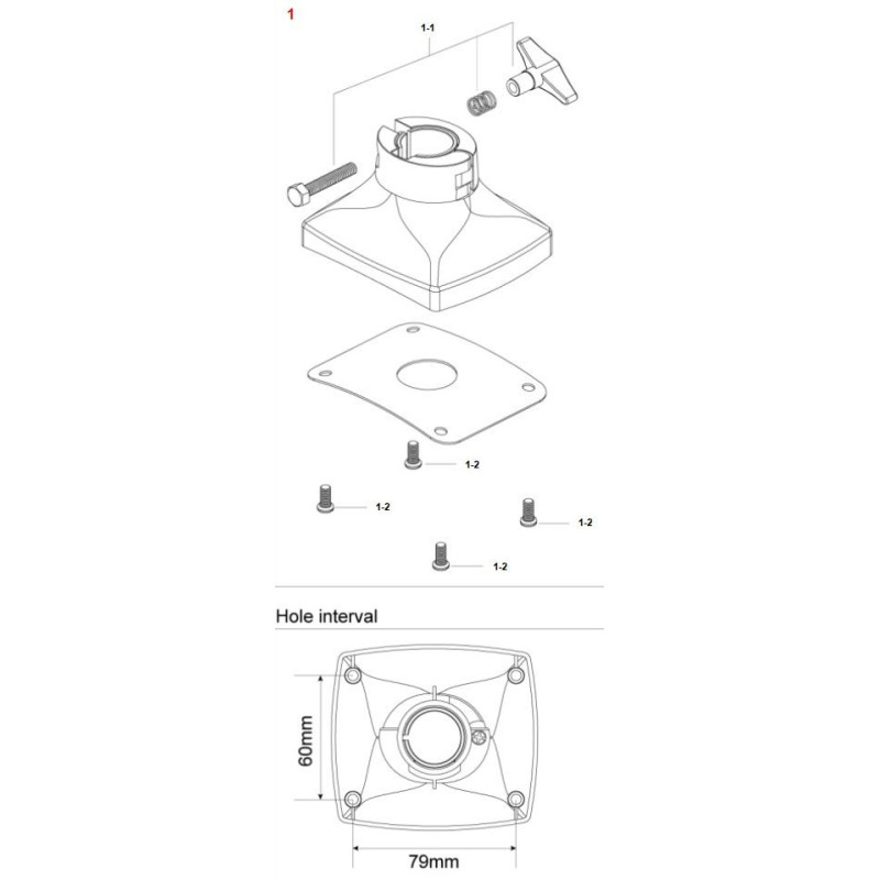 Tama MBM03 Tom Holder Base Bass Mount for Stagestar Kit