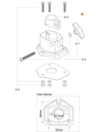 Tama MBM05 Tom Holder Base for Club Jam Flyer