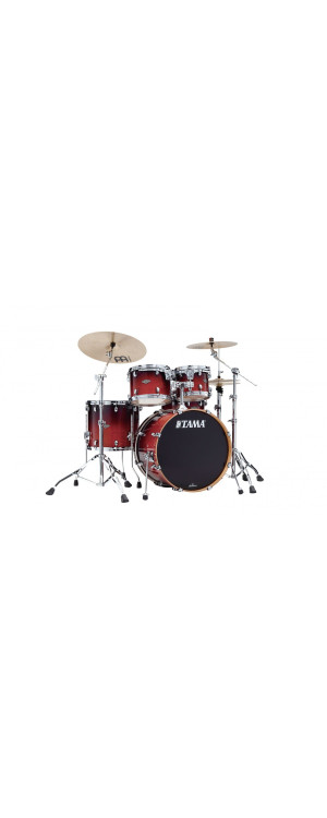 Tama MBS42S-DCF Starclassic Performer Shell Kit 4 pcs - Dark Cherry Fade/Chrome HW