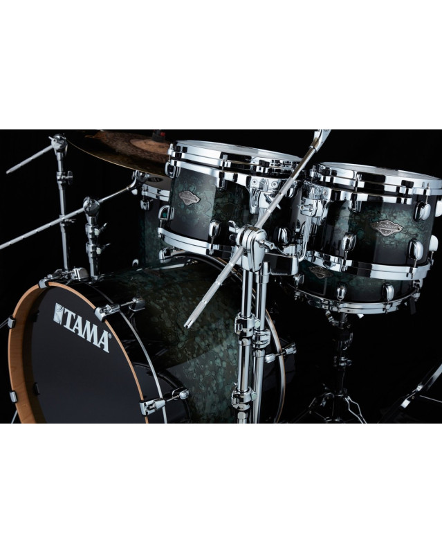 Tama MBS42S-MSL Starclassic Performer Shell Kit 4 pcs - Molten Steel Blue Burst/Chrome HW