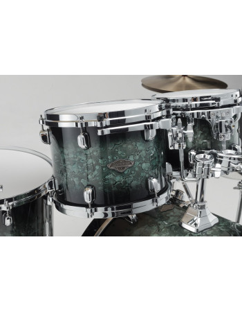 Tama MBS42S-MSL Starclassic Performer Shell Kit 4 pcs - Molten Steel Blue Burst/Chrome HW