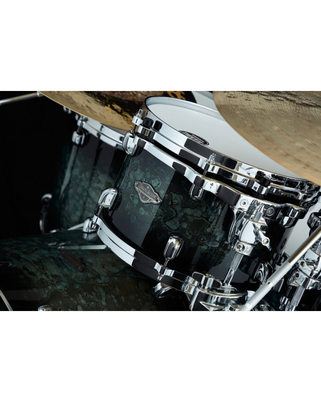Tama MBS42S-MSL Starclassic Performer Shell Kit 4 pcs - Molten Steel Blue Burst/Chrome HW