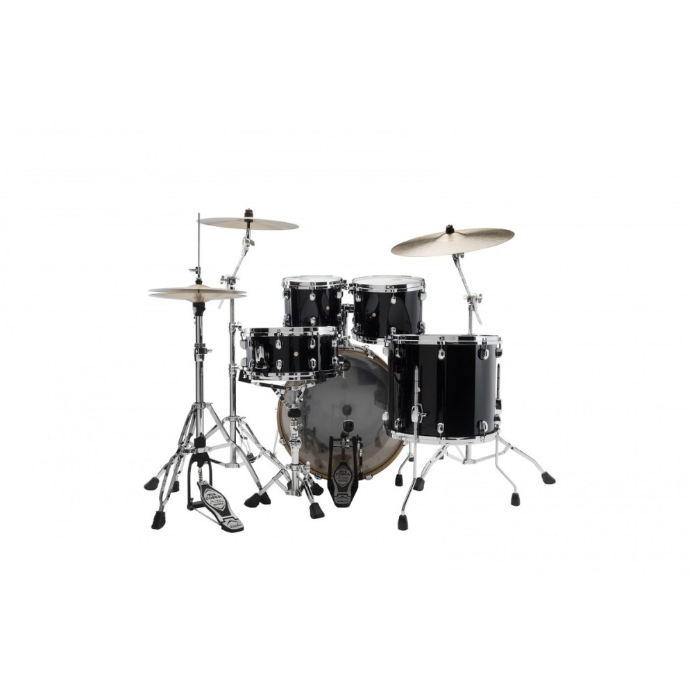 Tama MBS42S-PBK Starclassic Performer Shell Kit 4 pcs - Piano Black/Chrome HW