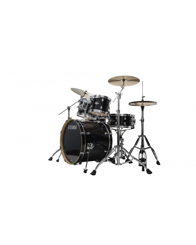 Tama MBS42S-PBK Starclassic Performer Shell Kit 4 pcs - Piano Black/Chrome HW
