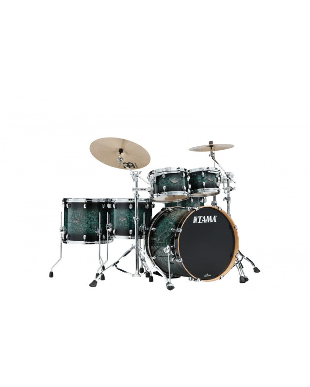 Tama MBS52RZS-MSL Starclassic Performer Shell Kit 5 pcs - Molten Steel Blue Burst/Chrome HW