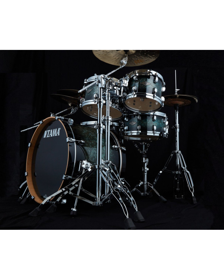 Tama MBS52RZS-MSL Starclassic Performer Shell Kit 5 pcs - Molten Steel Blue Burst/Chrome HW